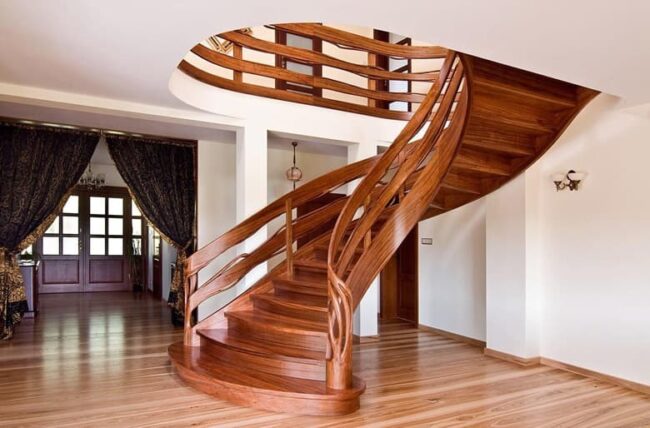 ساخت پله گرد آس استپ