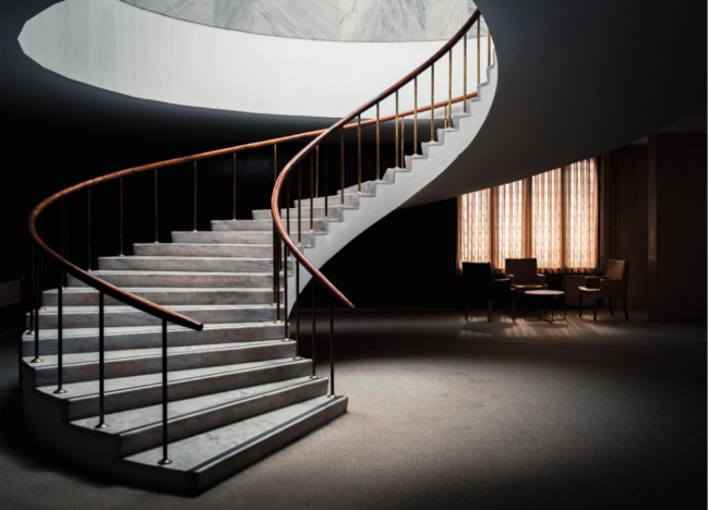 مقایسه پله گرد